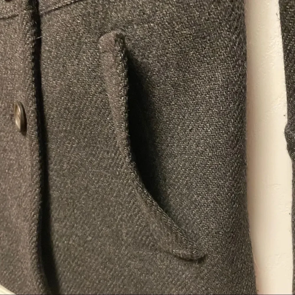 J. Crew Stadium Cloth Nello Gori Peacoat